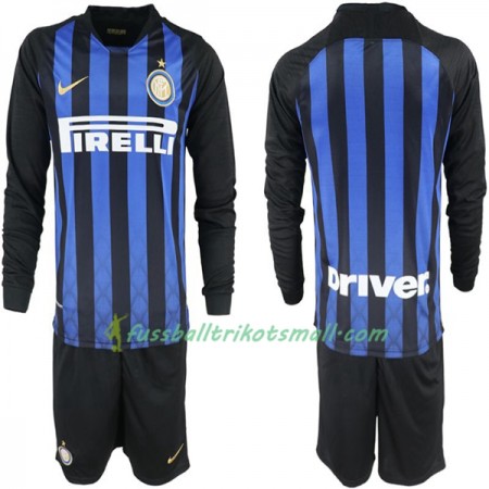 Fußballtrikots Inter Mailand Kinder 2018-2019 Langarm Heimtrikotsatz kaufen